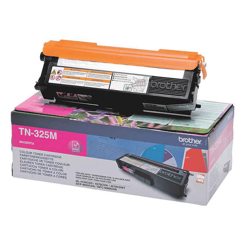 Brother Magenta Toner Cartridge 3.5k pages - TN325M - UK BUSINESS SUPPLIES
