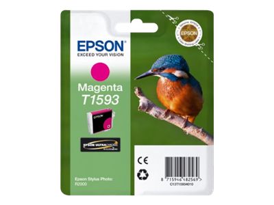 Epson T1593 Kingfisher Magenta Standard Capacity Ink Cartridge 17ml - C13T15934010 - UK BUSINESS SUPPLIES