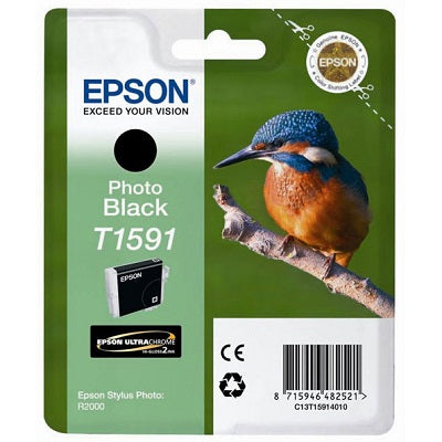 Epson T1592 Kingfisher Cyan Standard Capacity Ink Cartridge 17ml - C13T15924010 - UK BUSINESS SUPPLIES