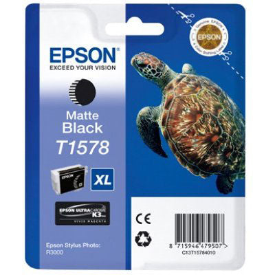 Epson T15778 Turtle Matte Black Standard Capacity Ink Cartridge 26ml - C13T15784010 - UK BUSINESS SUPPLIES