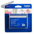 Brother White On Light Grey Label Tape 12mm x 5m - TZEMQL35 - UK BUSINESS SUPPLIES