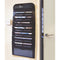 Cathedral Wallfile Portable Hanging Organiser Polypropylene A4 7 Pocket Black - EXPWALBK - UK BUSINESS SUPPLIES