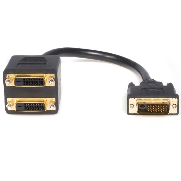 StarTech.com 1ft DVI D to 2x DVI D Splitter - UK BUSINESS SUPPLIES