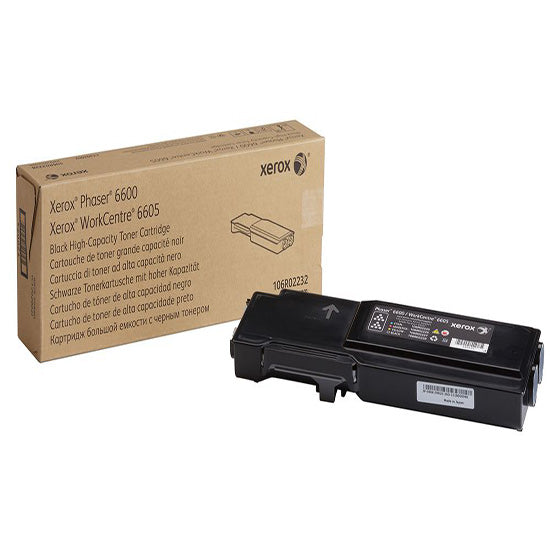 Xerox Black High Capacity Toner Cartridge 8k pages for 6600 WC6605 - 106R02232 - UK BUSINESS SUPPLIES