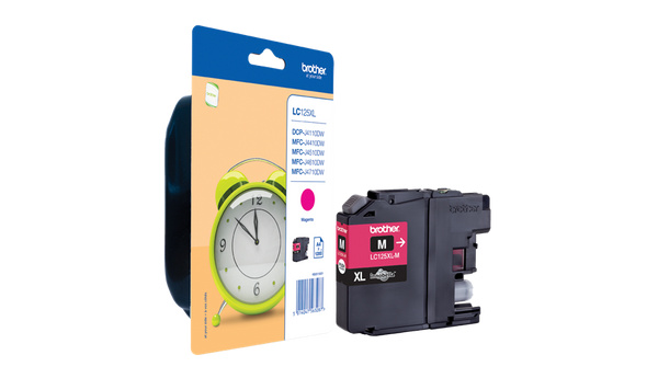 Brother Magenta High Capacity Ink Cartridge 8ml - LC125XLM - UK BUSINESS SUPPLIES