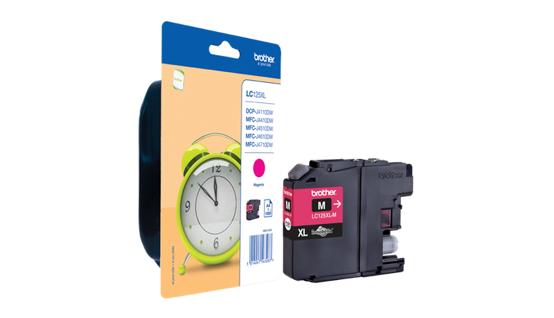 Brother Magenta High Capacity Ink Cartridge 8ml - LC125XLM - UK BUSINESS SUPPLIES