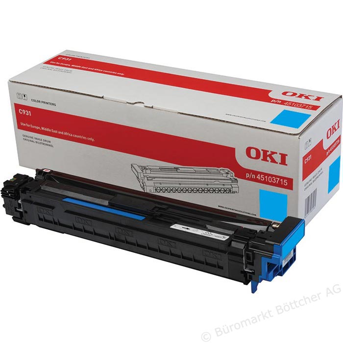 OKI Cyan Drum Unit 40K pages - 45103715 - UK BUSINESS SUPPLIES