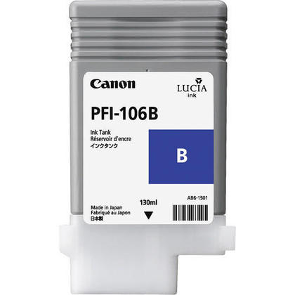 Canon PFI106B Blue Standard Capacity Ink Cartridge 130ml - 6629B001 - UK BUSINESS SUPPLIES