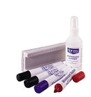 ValueX Whiteboard Kit with 4 Whiteboard Markers Eraser and Cleaning Fluid - 11493 - UK BUSINESS SUPPLIES