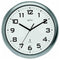 Acctim Cadiz Wall Clock Radio Controlled 255mm Silver 74137 - UK BUSINESS SUPPLIES
