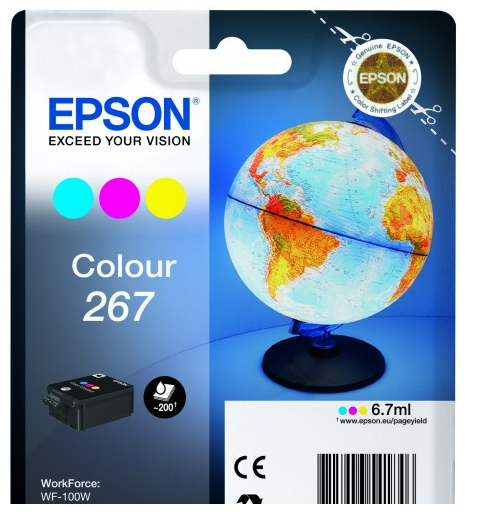 Epson 267 Globe Black Standard Capacity Ink Cartridge 7ml - C13T26704010 - UK BUSINESS SUPPLIES