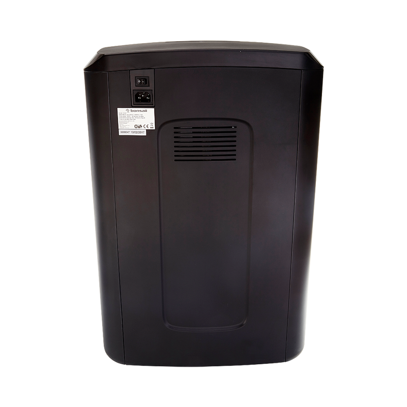 Bonsaii 3S30 Cross Cut Shredder 30 Litre 18 Sheet Black - 50030 - UK BUSINESS SUPPLIES