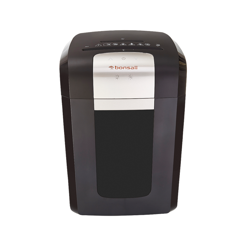 Bonsaii 3S23 Cross Cut Shredder 23 Litre 14 Sheet Black - 50020 - UK BUSINESS SUPPLIES