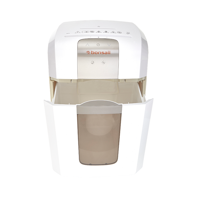 Bonsaii 4S16 Micro Cut Shredder 16 Litre 6 Sheet White - 50011 - UK BUSINESS SUPPLIES