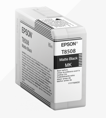 Epson T8508 Matte Black Ink Cartridge 80ml - C13T850800 - UK BUSINESS SUPPLIES