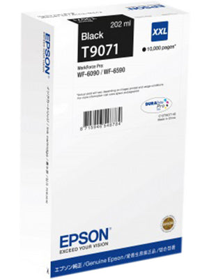 Epson T9071 Black Ink Cartridge 202ml - C13T907140 - UK BUSINESS SUPPLIES