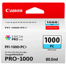 Canon PFI1000PC Photo Cyan Standard Capacity Ink Cartridge 80ml - 0550C001 - UK BUSINESS SUPPLIES