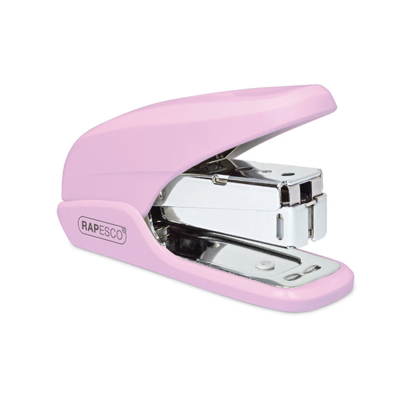Rapesco X5 Mini Less Effort Stapler Plastic 20 Sheet Pink - 1337 - UK BUSINESS SUPPLIES