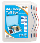 Tiger Tuff Box Polypropylene A4+ Deep Clear - 300847 - UK BUSINESS SUPPLIES