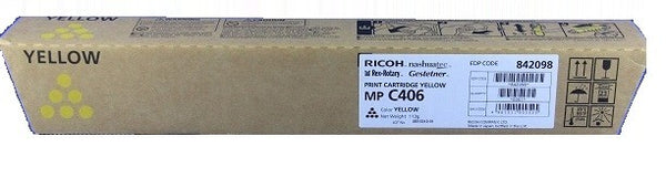 Ricoh 1230D Yellow Standard Capacity Toner Cartridge 6k pages for MP C406 - 842098 - UK BUSINESS SUPPLIES