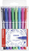 STABILO SENSOR fine Pen 0.3mm Line Assorted Colours (Wallet 8) - 189/8 - UK BUSINESS SUPPLIES
