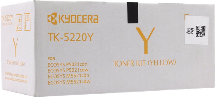 Kyocera TK5220Y Yellow Toner Cartridge 1.2k pages - 1T02R9ANL1 - UK BUSINESS SUPPLIES
