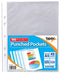 Tiger Multi Punched Pocket Polypropylene A5 45 Micron Top Opening Clear (Pack 100) - 301829 - UK BUSINESS SUPPLIES