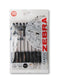 Zebra Z-Grip Retractable Ballpoint Pen 1.0mm Tip Black (Pack 10) - 1951 - UK BUSINESS SUPPLIES