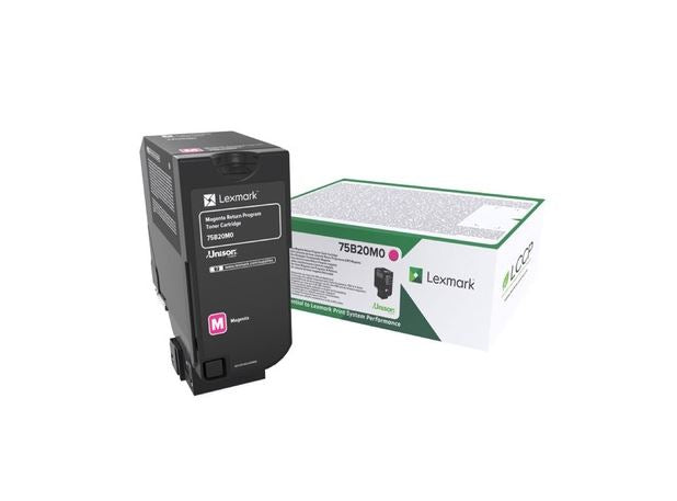 Lexmark Magenta Toner Cartridge 10K pages - 75B20M0 - UK BUSINESS SUPPLIES
