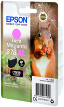 Epson 378XL Squirrel Light Magenta High Yield Ink Cartridge 10ml - C13T37964010 - UK BUSINESS SUPPLIES