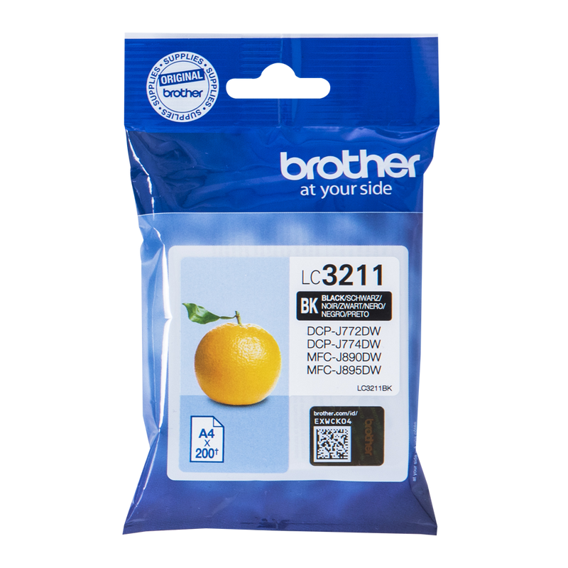 Brother Black Ink Cartridge 15ml - LC3211BK - UK BUSINESS SUPPLIES
