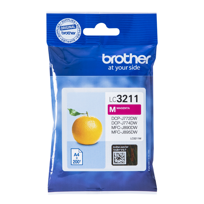 Brother Magenta Ink Cartridge 12ml - LC3211M - UK BUSINESS SUPPLIES