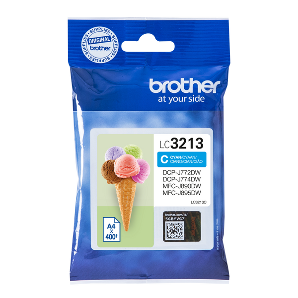 Brother Cyan Ink Cartridge 10ml - LC3213C - UK BUSINESS SUPPLIES