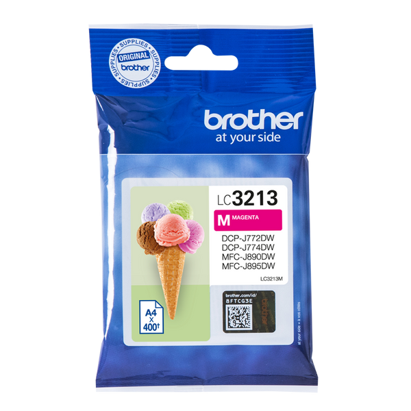 Brother Magenta Ink Cartridge 10ml - LC3213M - UK BUSINESS SUPPLIES