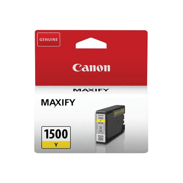 Canon PGI1500 Yellow Standard Capacity Ink cartridge 300 Pages - 9231B001 - UK BUSINESS SUPPLIES