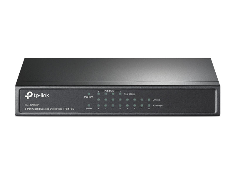 TP Link 8Port Gigabit Unmanaged PoE Switch with - UK BUSINESS SUPPLIES