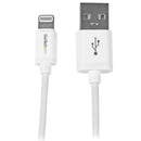 StarTech.com 1m USB to Lightning Apple MFi Certified Charging Cable White - UK BUSINESS SUPPLIES