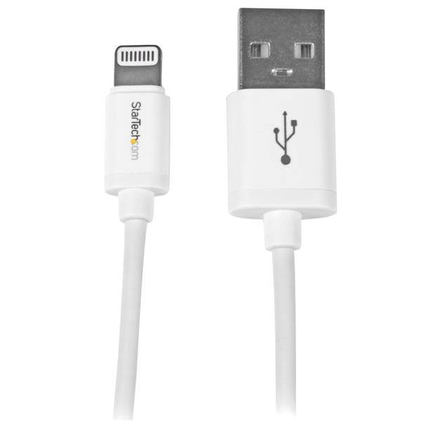 StarTech.com 1m USB to Lightning Apple MFi Certified Charging Cable White - UK BUSINESS SUPPLIES