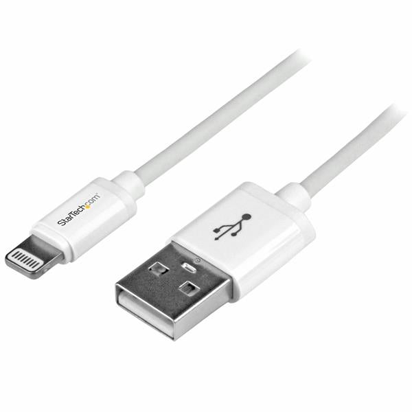 StarTech.com 1m USB to Lightning Apple MFi Certified Charging Cable White - UK BUSINESS SUPPLIES