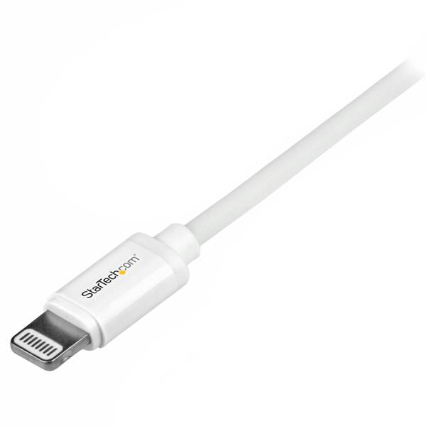 StarTech.com 1m USB to Lightning Apple MFi Certified Charging Cable White - UK BUSINESS SUPPLIES