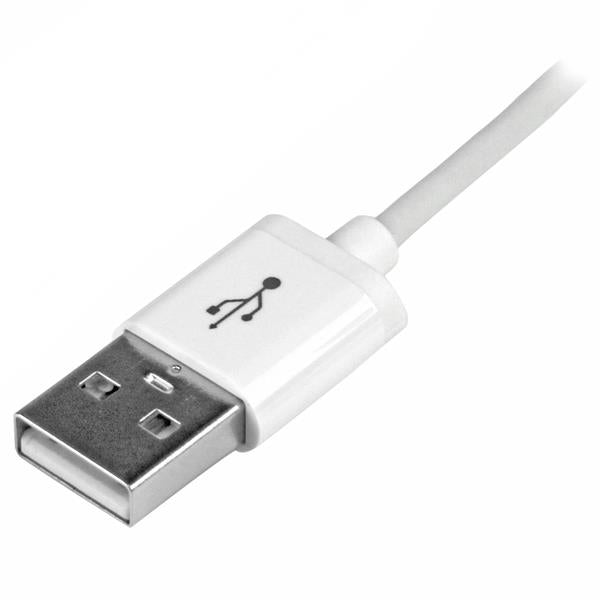 StarTech.com 1m USB to Lightning Apple MFi Certified Charging Cable White - UK BUSINESS SUPPLIES