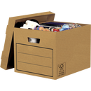 Fellowes General Storage and Archive Box Board Brown (Pack 10) 15403 - UK BUSINESS SUPPLIES