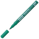 Pentel N50S Permanent Marker Fine Bullet Tip 0.5-1mm Line Green (Pack 12) - N50S-D - UK BUSINESS SUPPLIES