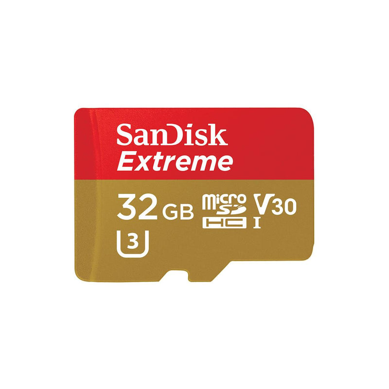 SanDisk Extreme 32GB Class 10 U3 MicroSDHC Memory Card and Adapter - UK BUSINESS SUPPLIES