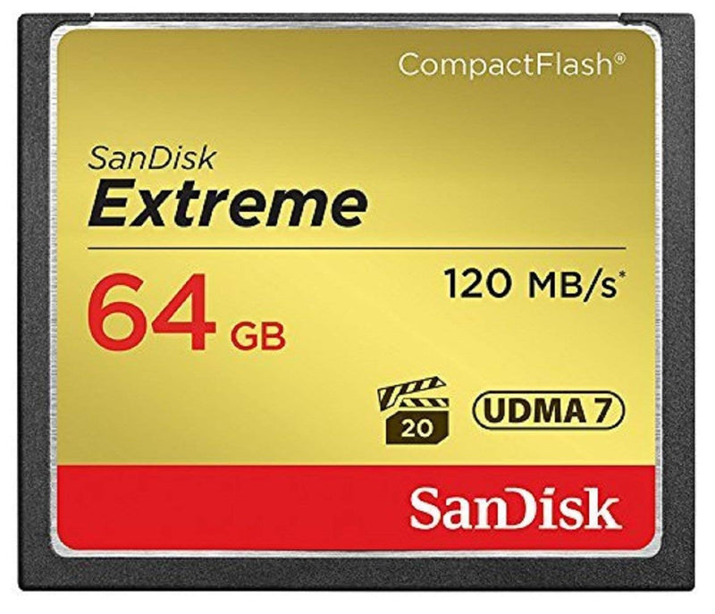 Sandisk Extreme Compact Flash 64GB - UK BUSINESS SUPPLIES