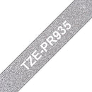 Brother Black On Silver Label Tape 12mm x 8m - TZEPR935 - UK BUSINESS SUPPLIES