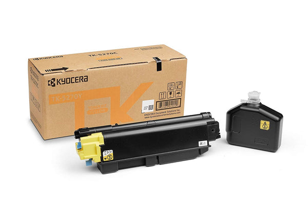 Kyocera TK5270Y Yellow Toner Cartridge 8k pages - 1T02TVANL0 - UK BUSINESS SUPPLIES