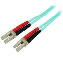 StarTech.com 2m Aqua MM 50 125 OM4 Fiber Optic Cable - UK BUSINESS SUPPLIES