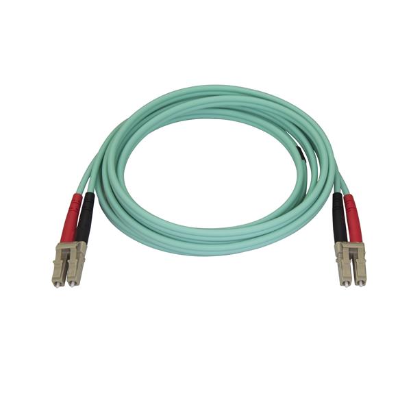 StarTech.com 2m Aqua MM 50 125 OM4 Fiber Optic Cable - UK BUSINESS SUPPLIES