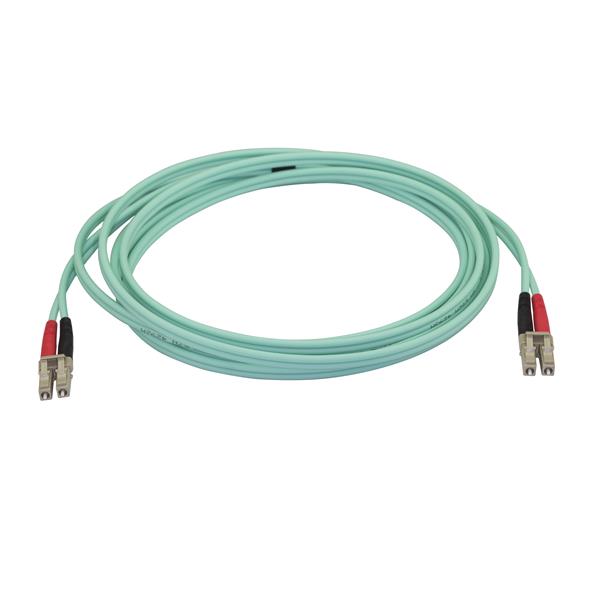 StarTech.com 3m Aqua MM 50 125 OM4 Fiber Optic Cable - UK BUSINESS SUPPLIES